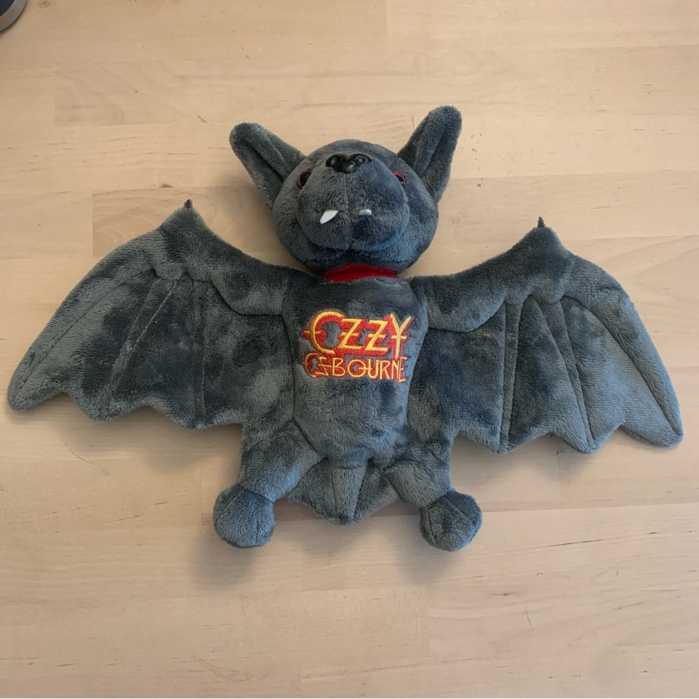 Ozzy bat plush removable head 12” stuffed animal